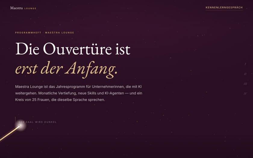 Vorschau: Ouvertüre