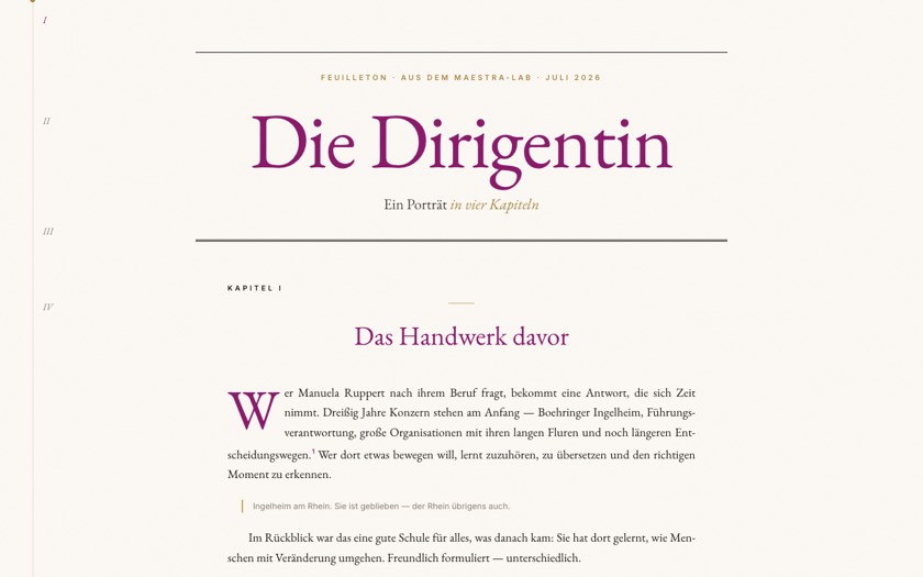 Vorschau: Das Blatt