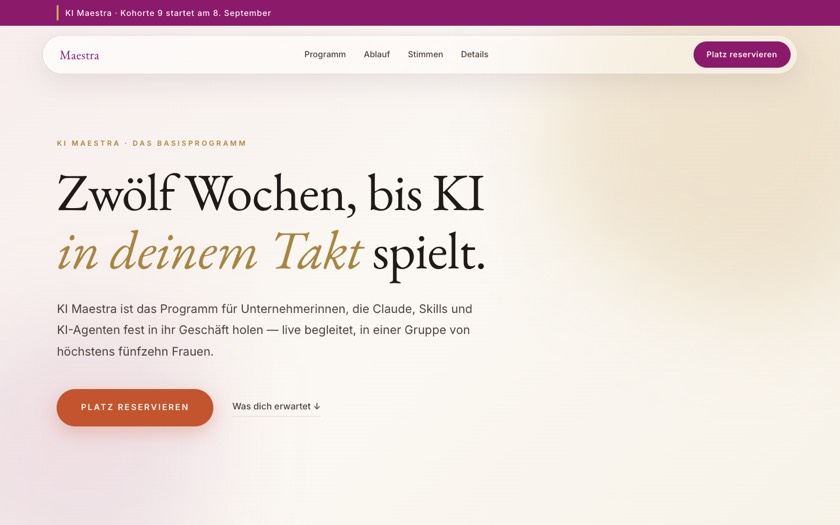 Vorschau: Der Salon