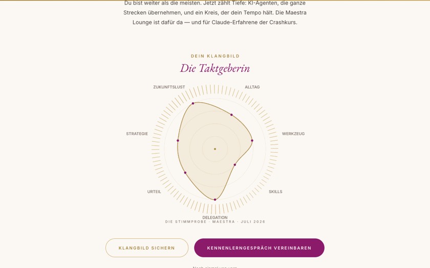 Vorschau: Die Stimmprobe